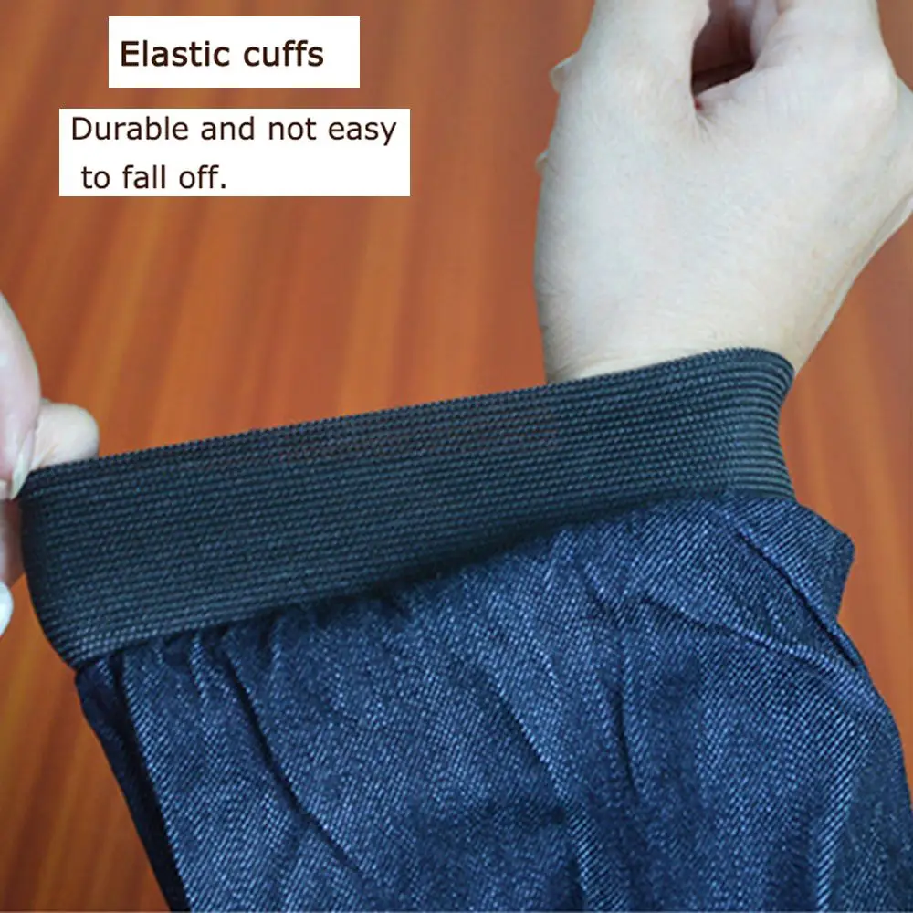 

Dustproof Lengthen Cut Resistant Safety Heat Protection Denim Sleeve Arm Sleeves Welding Work Supply Oversleeve