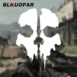 BLKUOPAR-pegatina de calaveras para coche, protector solar impermeable, troquelado, ventanas, maletero, motocicleta, estilo, Call of Duty, cabeza fantasma, silueta de calavera