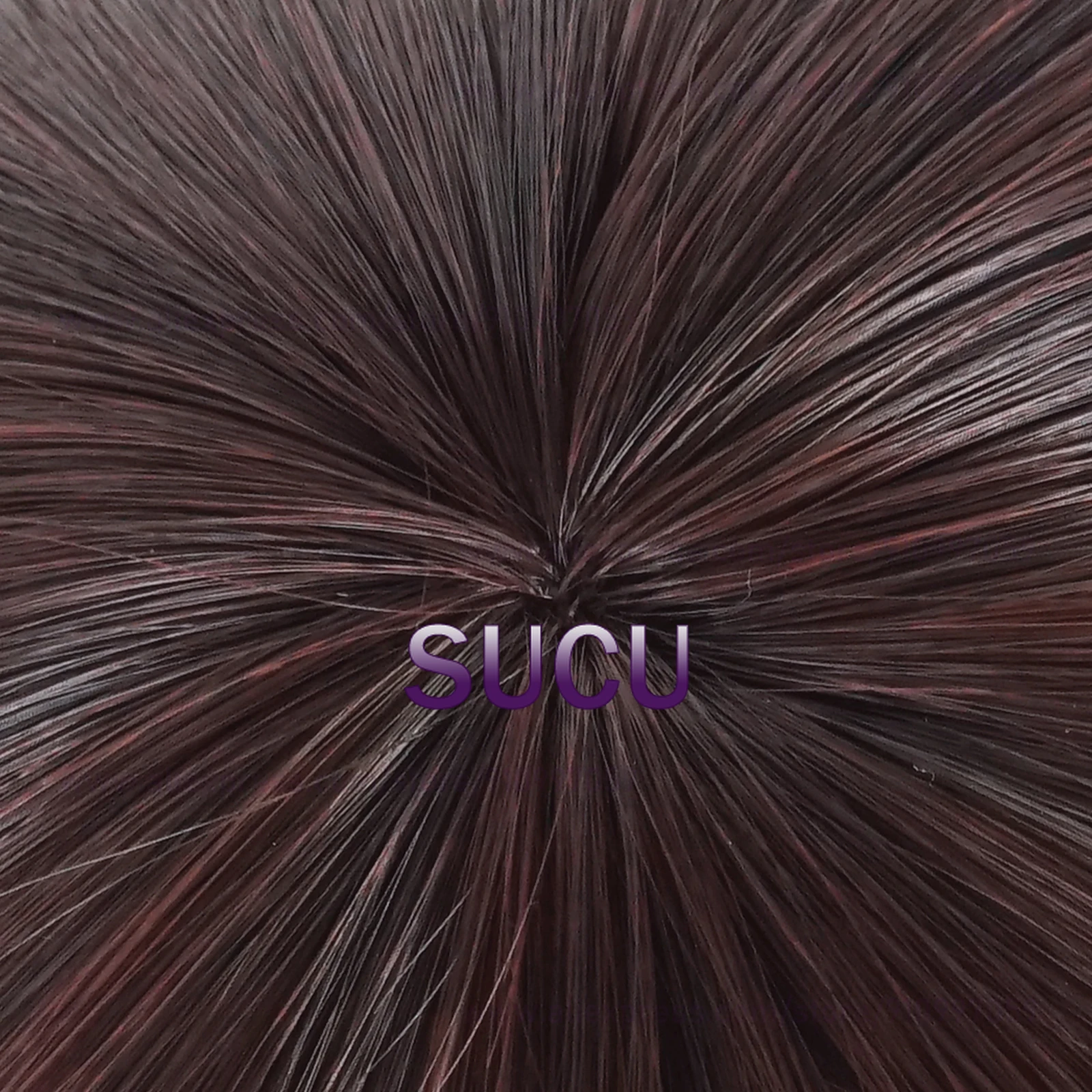 Megumin Anime Cosplay Perruque, Cheveux Rouges Foncés, Degré de Chaleur, Cheveux Synthétiques, Bonnet