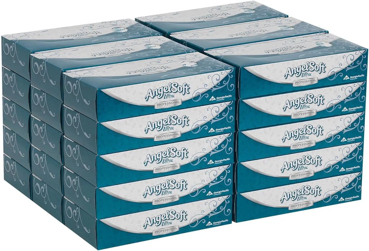 

Ultra Professional Series Premium 2-Ply Facial Tissue by GP PRO (Georgia-Pacific), Flat Box, 48560, 125 Sheets Per Box,
