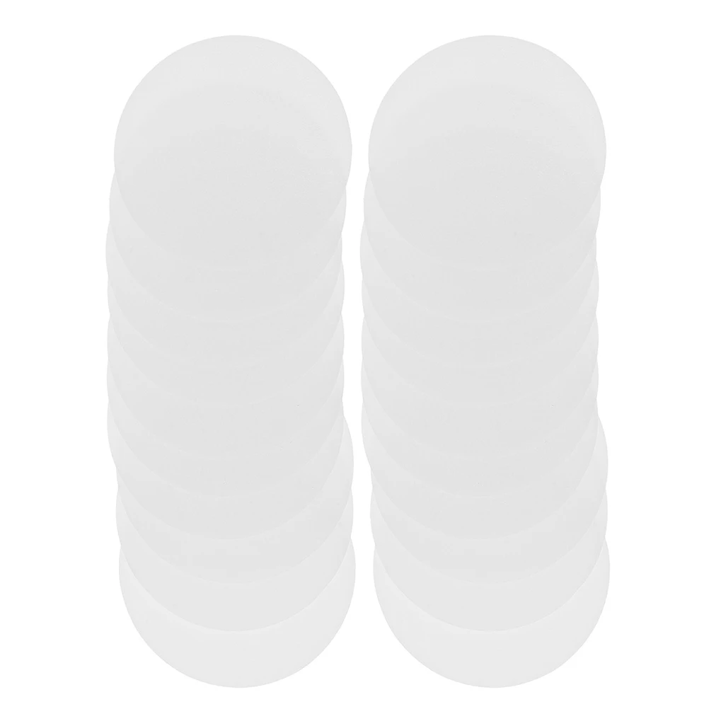 

20 шт. рассеивающих пластин для светодиодных светильников, круглые нижние крышки из поликарбоната для равномерного распределения света, инструменты для затемнения, прожектор