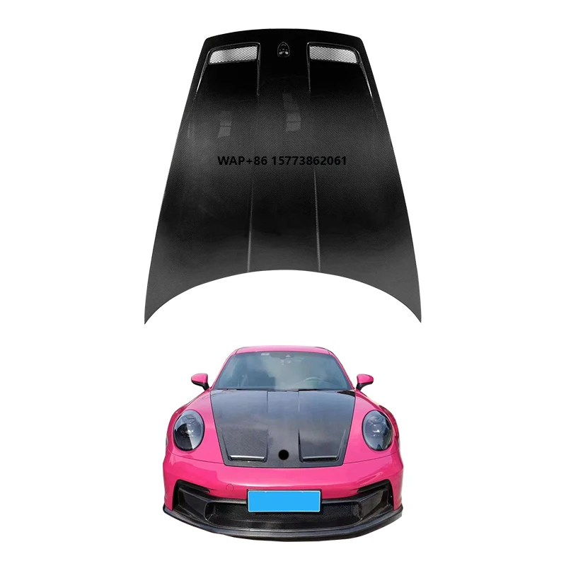 

2020-2024 for 911 Car Modification Upgraded Body Kits 992 Carbon Fiber Hood Front Bumper and Engine Hood New Condition