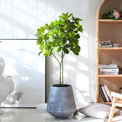 73cm Artificial Palm Tree Large Fake Ficus Plants Tropical Tree Branch Plastic Monstera Leaves Faux Green Plants for Home Decor
