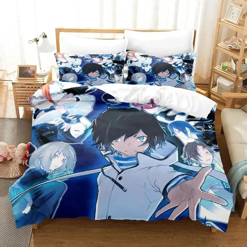 Anime Devil Survivor Bedding Set Duvet Cover Bed Set Quilt Cover Pillowcase Comforter king Queen Size Boys Adult Bedding Set