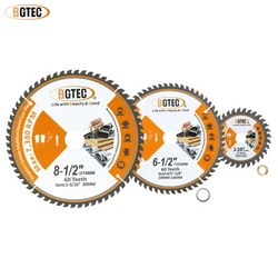 BGTEC 1szt TCT Multi Material Fine Cut Dia85/165/216mm Brzeszczot do piły tarczowej Drewno Aluminium Metal Plastik Tarcza tnąca 32/60 zębów