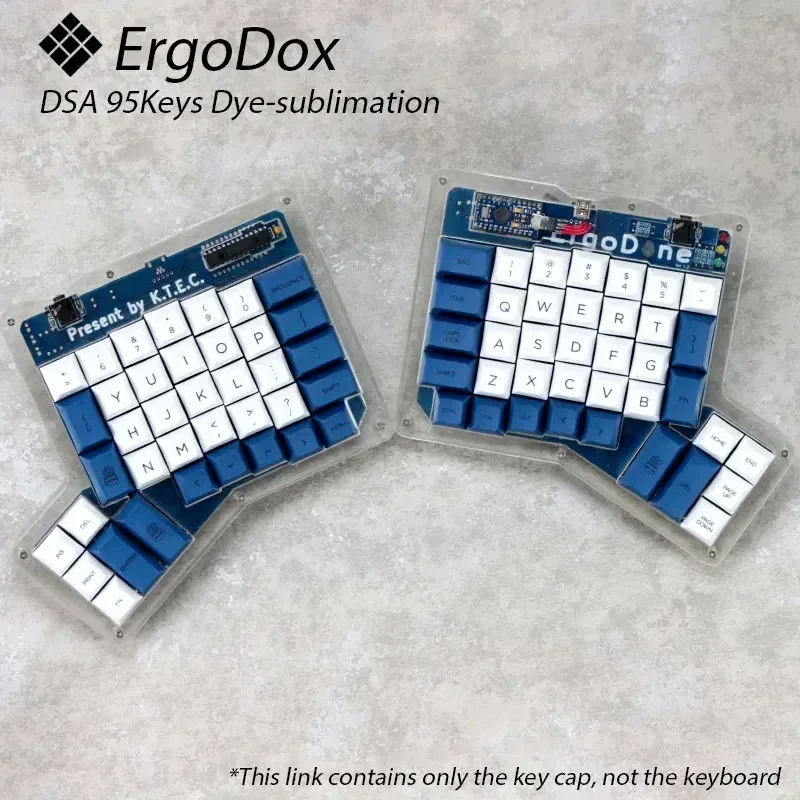 Ergodox keycap personalizado dsa95 chave dividida teclado keycaps pbt bicolor bonito artesanal chave boné para teclado mecânico acessórios de jogo