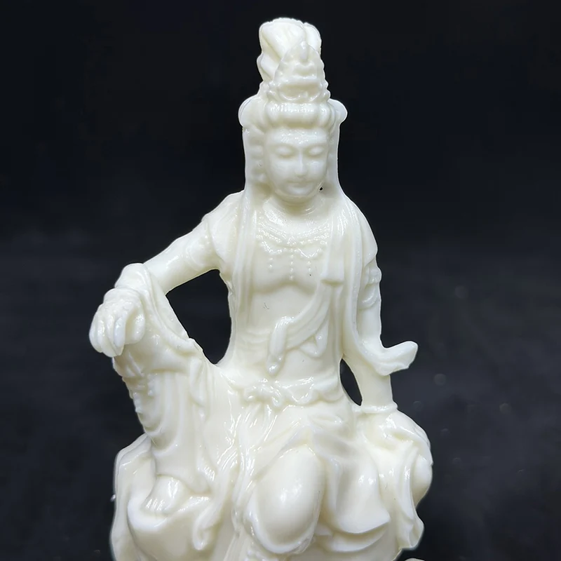 Buddha Statues of Guanyin Bodhisattva Characters Small Figurine  Resin Art Sculpture Home Room Office Feng Shui Ornaments