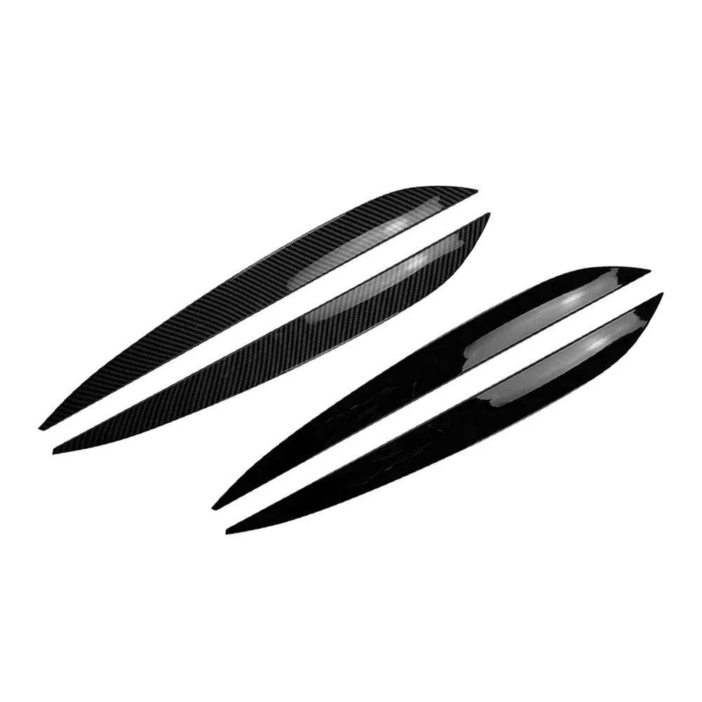 

Car Eyelid Front Headlight Cover Eyebrow Trim Sticker Head Lamp Car Accessories for Volkseagen VW Touareg 2010 2011 2012- 2018