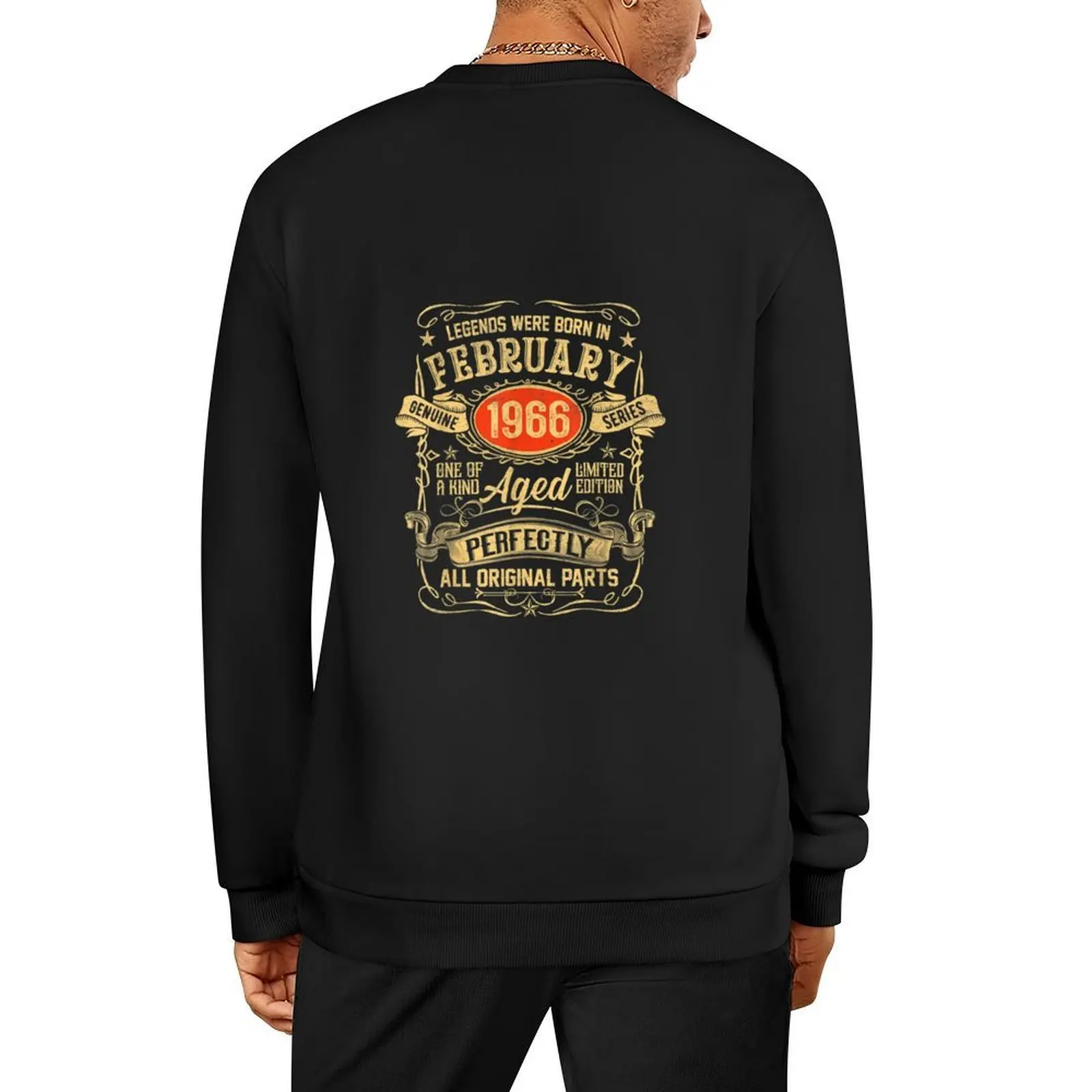 

Legends Were Born In February 1966 55Th Birthday Gifts Pullover men clothing fashion men korean clothes mens clothing sweatshirt