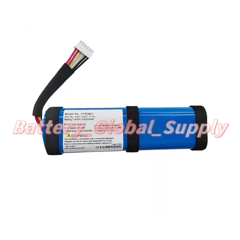

For GSP-2S2P-XT3A Xtreme 3 Bluetooth Speaker Battery 7.4V 5200mAh 1 PCS New -