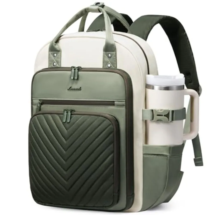 

Laptop Backpack for Women, Water Resistant Travel Work Backpacks Purse Stylish Business Teacher Nurse Computer