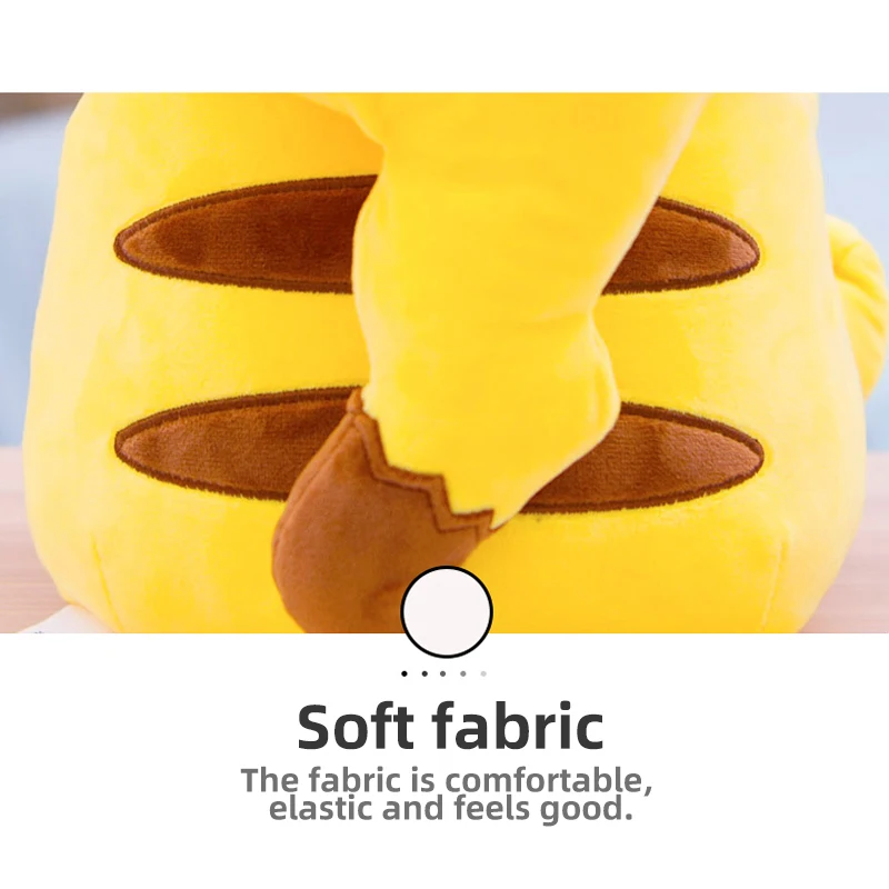 Pokemon Kawaii Pikachu Stuffed Toys Cartoon & Cute Plush Dolls Throw Pillow Birthday Gift For Kids Friends Boys Home Decoration