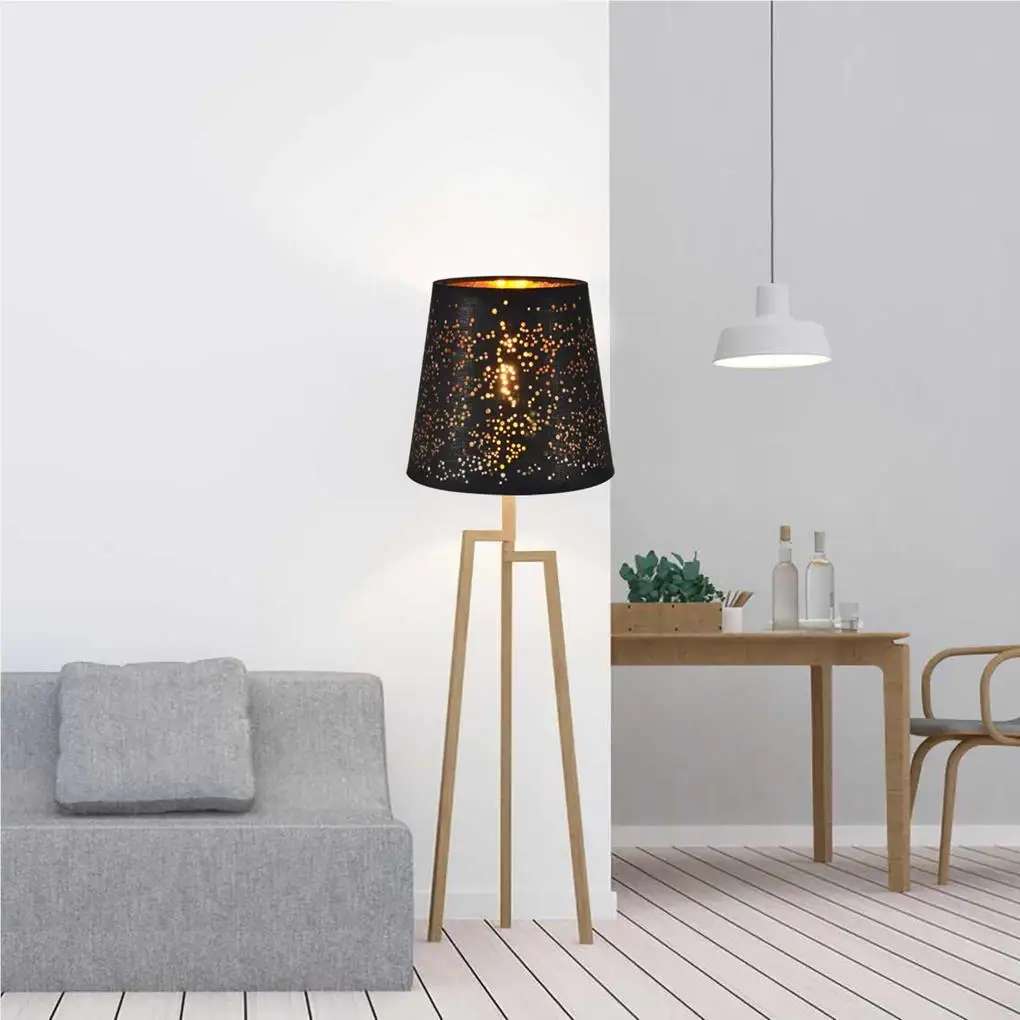 Hollow-Out Cloth Lampshade Exquisite Clip-Bulb Light Shade Lamp Cover Protective Sleeve Lightweight Lamp Shield