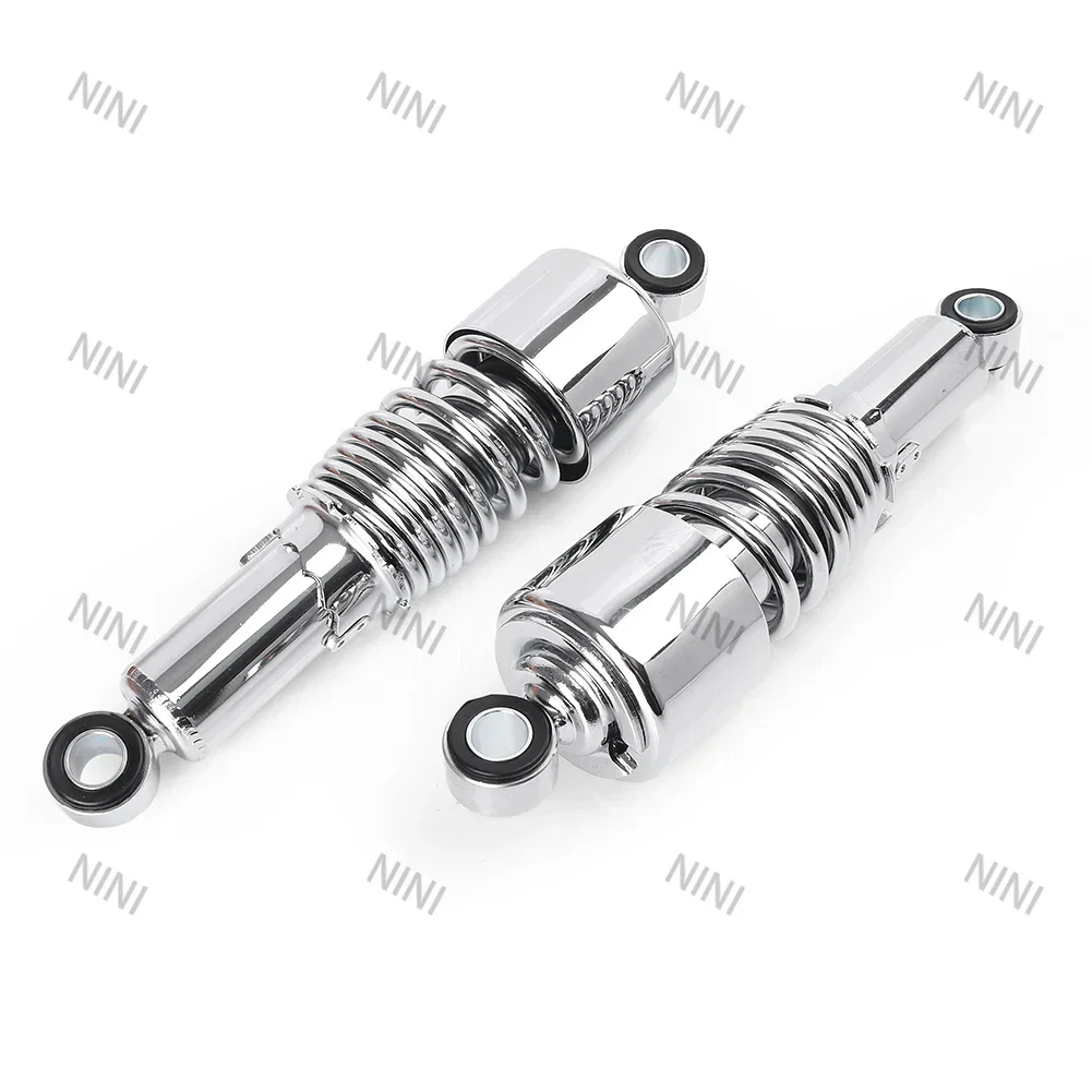

Motorbike For HARLEY DAVIDSON Chrome Eye Center to Eye Center 10.5" INCH Universal 267mm Rear SHOCK ABSORBERS Suspension