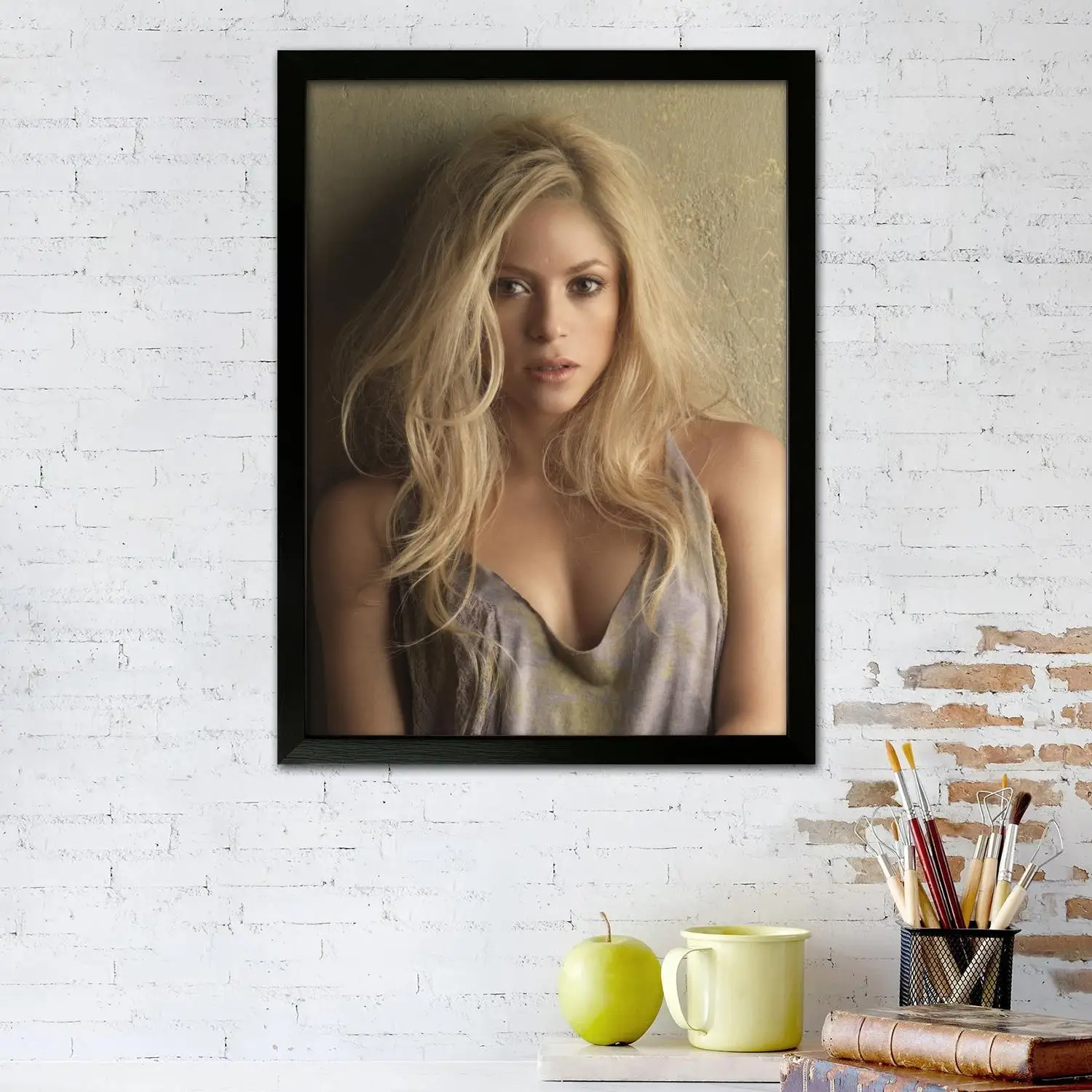 Pop Culture Graphics shakira Sexy HOT Canvas Art Poster, Wall Art, Picture Print, Modern Family, Bedroom Decor, Posters