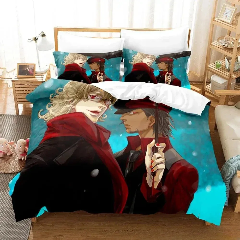 Tiger & Bunny Bedding Set Single Twin Full Queen King Size Bed Set Adult Kid Bedroom Duvet cover Sets 3D Anime parure de lit Bed