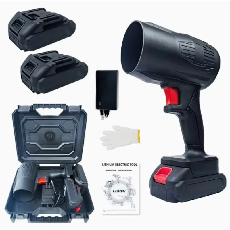 

21V light lithium battery handheld garden leaf blower cordless charging power supply large air volume industrial grade