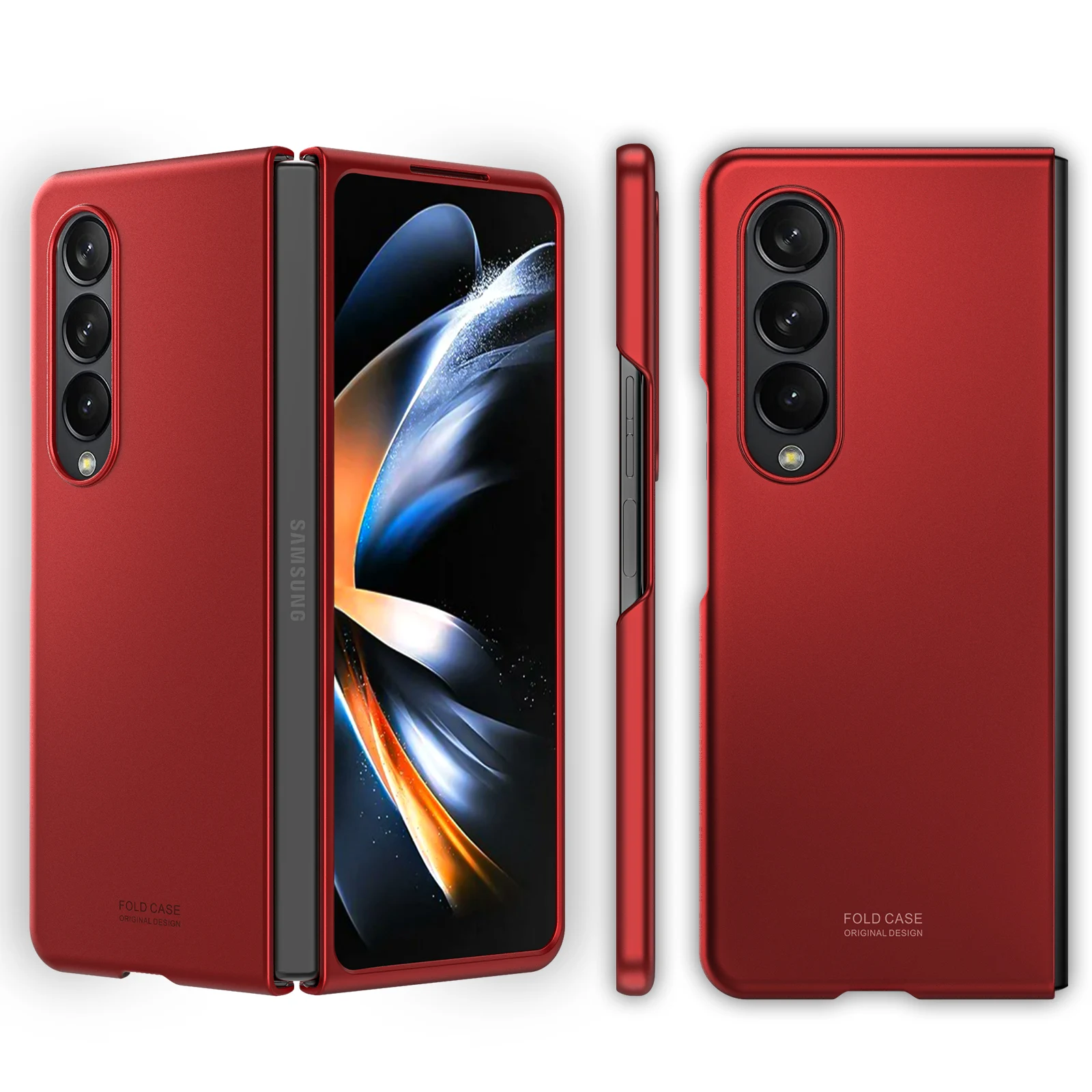 Für Samsung Galaxy Z Fold 4, luxuriös, ultradünn, hautfreundlich, matt, faltbar, stoßfest, Schutz, PC-Hartschale, Zubehör – Detail 11