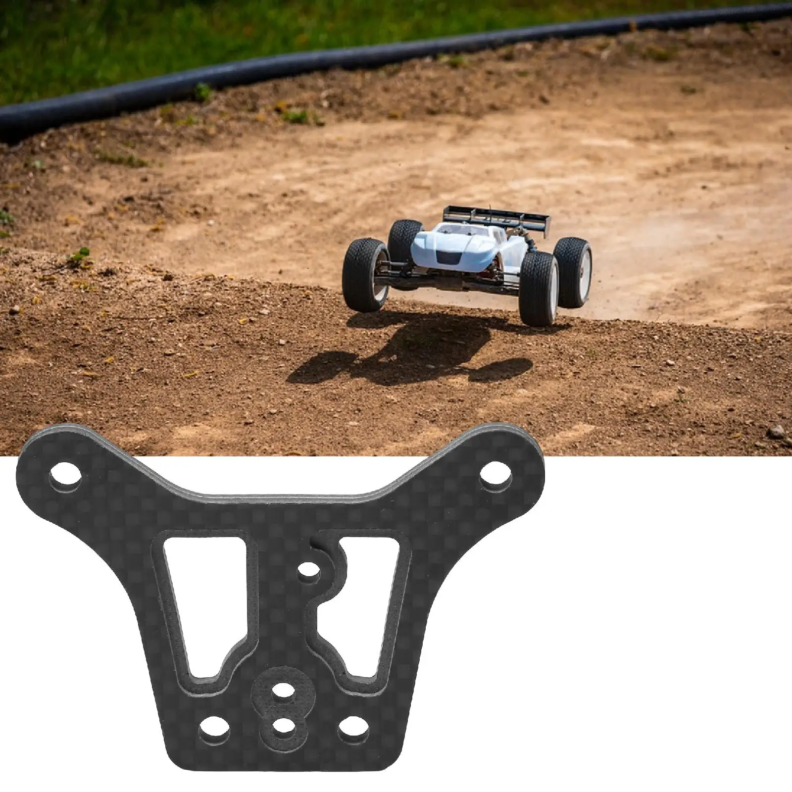 

RC Car Upper Plate Carbon Fiber Board Replacement for MP11 Hobby Grade Rc Car 1 10 Scale Chassis