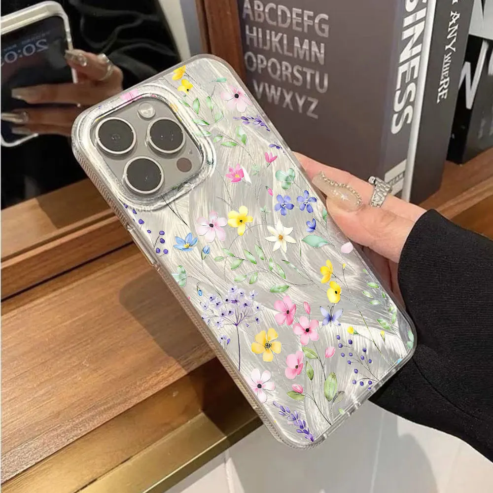 Wildflowers Shockproof Phone Cases For Samsung Galaxy S26 S25 S24  Ultra S22 S23 S21 Plus A16 A56 A26 A55 A36 A54 Leather Cover