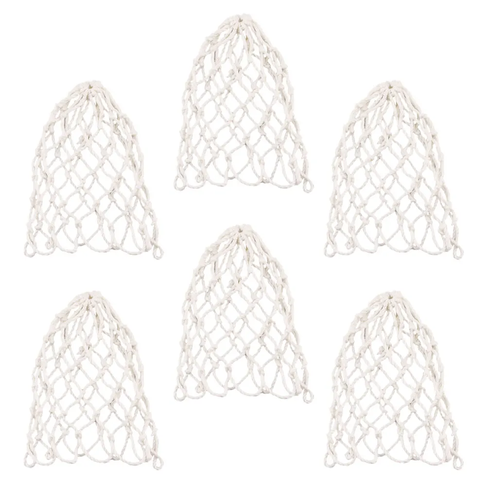 

6 шт. профессиональных сеток для бильярдных ячеек, сменные сетки для улавливания шаров под столом, дизайн без выпадения шаров