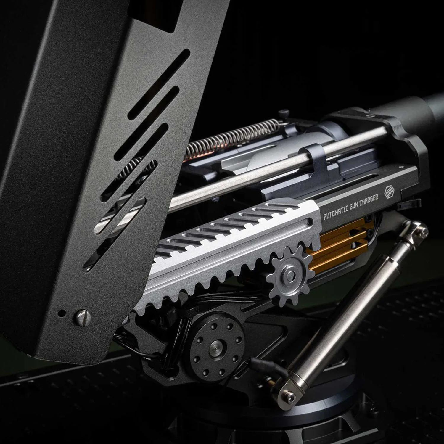 

1/18 CNC Metal Self Propelled Howitzer CUB3 CAS155 For Capo Remote Control Crawler Mini RC Transport Truck Option Part