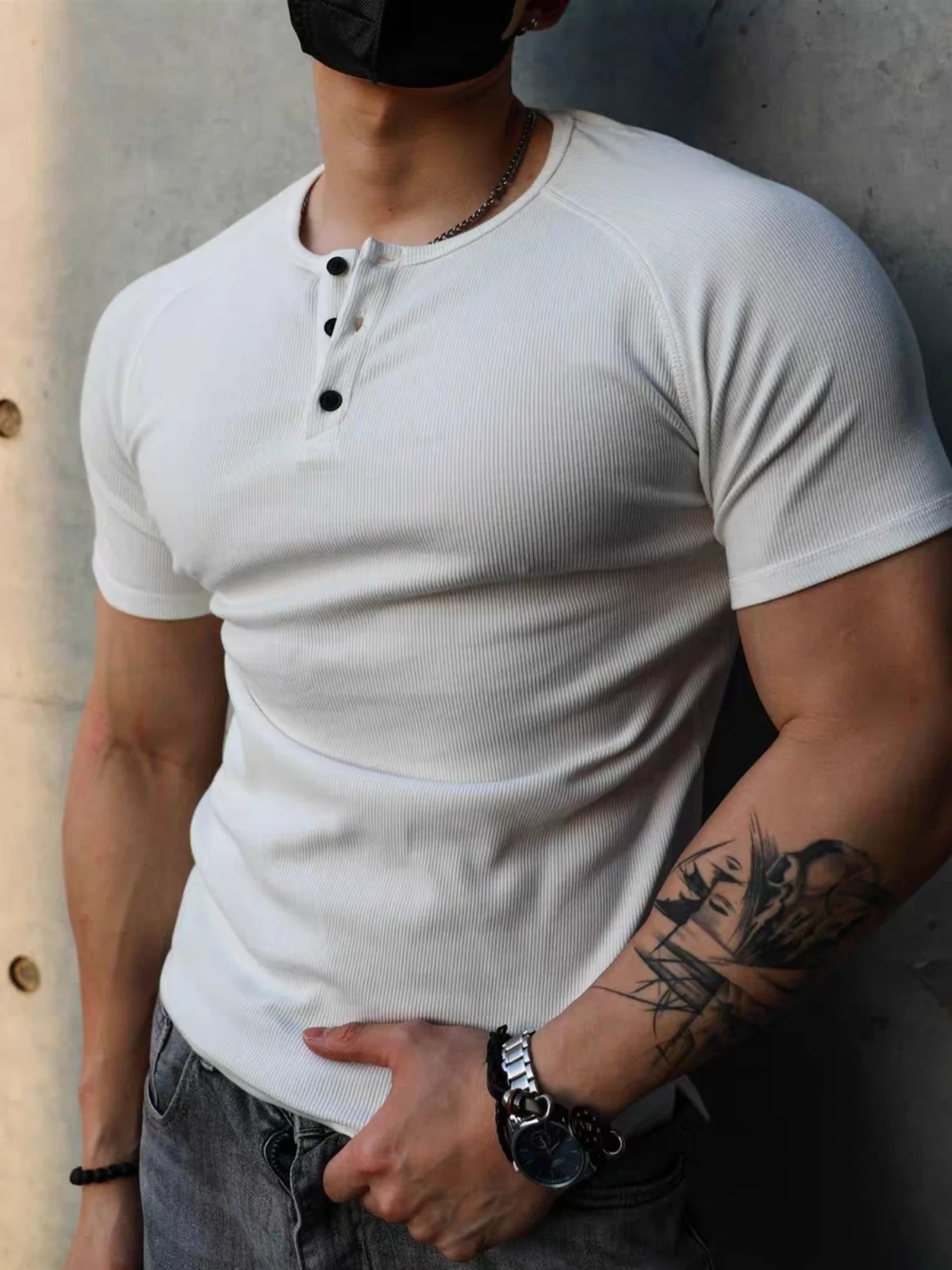 

Рубашка Kazuki Kuraishi Slim Fit с коротким рукавом, спортивная одежда для фитнеса и тренировок, повседневная молодежная летняя футболка Cool Sensation