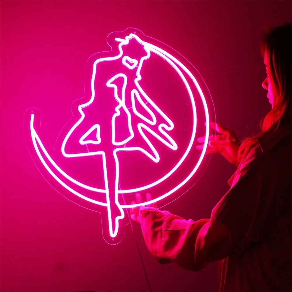 Manufacturer Dropshipping NO MOQ Fast Delivery Custom Acrylic LED Neon Sign Remote Control Waterproof for Advertising Living