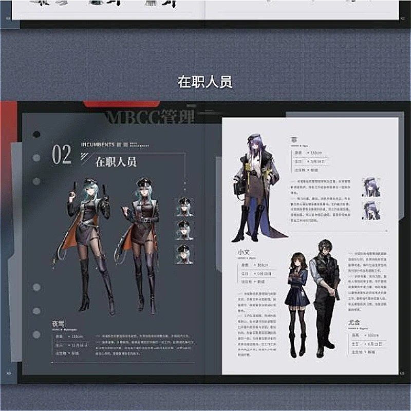 Lost Indefinitely Setting Collection Book Vol.1 MBCC Confidential Files Official Art Book Airplane Box Packaging