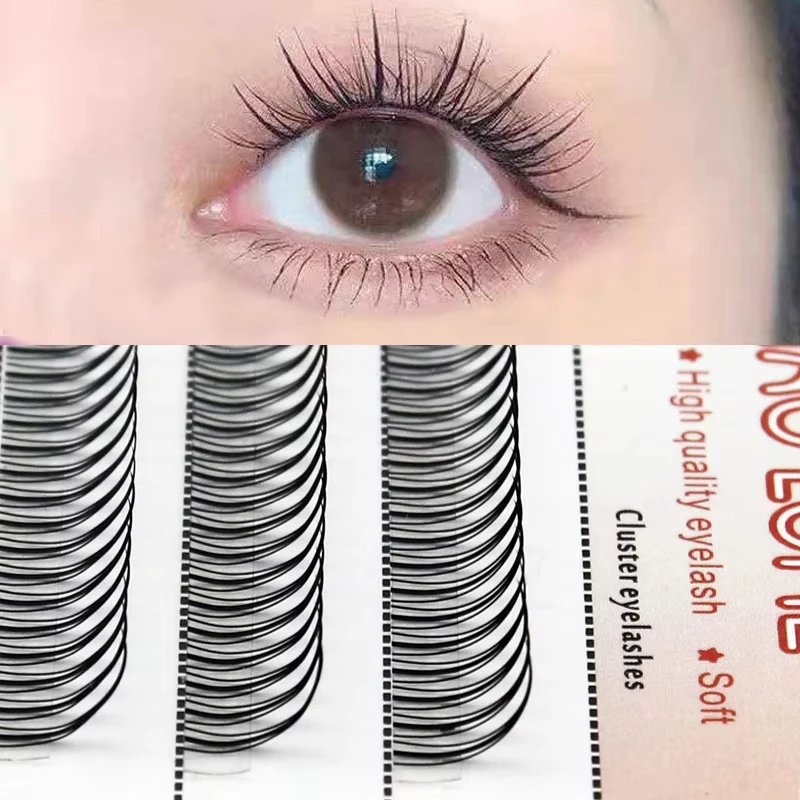 1 Box/120 Bundles Mink Eyelash Natural extension 3D Russia DIY Individual Eyelash Cluster Makeup Tools wholesale