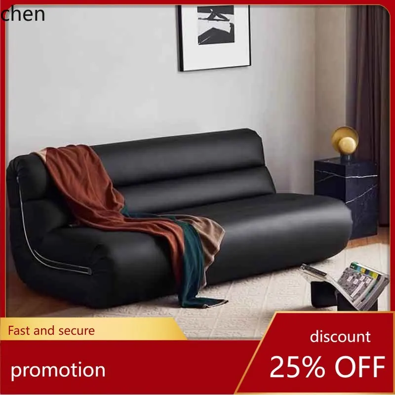 HT retro Three-Person Sofa Combination casual Modern Cat-Proof Leather Sofa