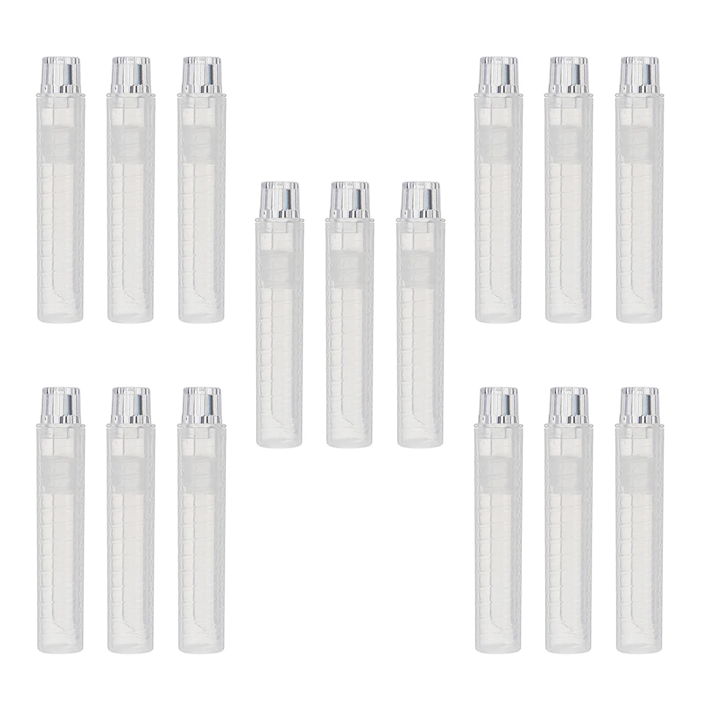 15 個透明チョークホルダープラスチックカバークリエイティブクリップ細かい質感学用品ダストフリー簡単クリーン