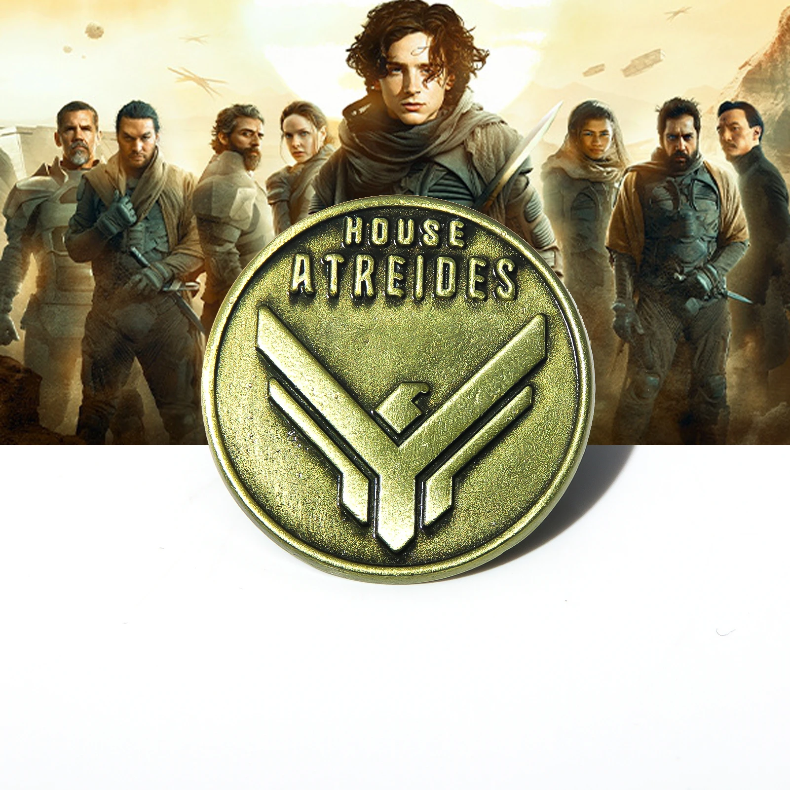 Science Fiction Movie Dune Vintage Brooch House Atreides Frank Herbert Commemorative Badge Pin For Men Women Backpack Jewelry