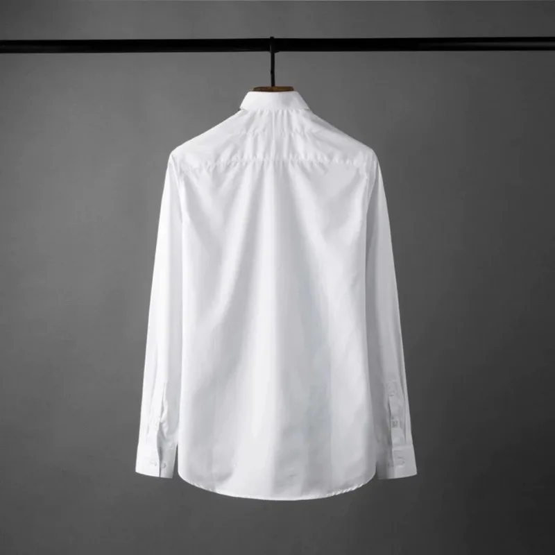 Осенняя картина с леопардовым принтом, мужская деловая повседневная одежда, модная тонкая модная рубашка с длинными рукавами и цветочным принтом