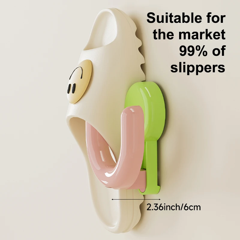 رف شبشب UFORU Dopamine Style Sucker - حامل جداري للحمام بدون مثقاب مع تصريف |   تخزين متعدد المشاهد