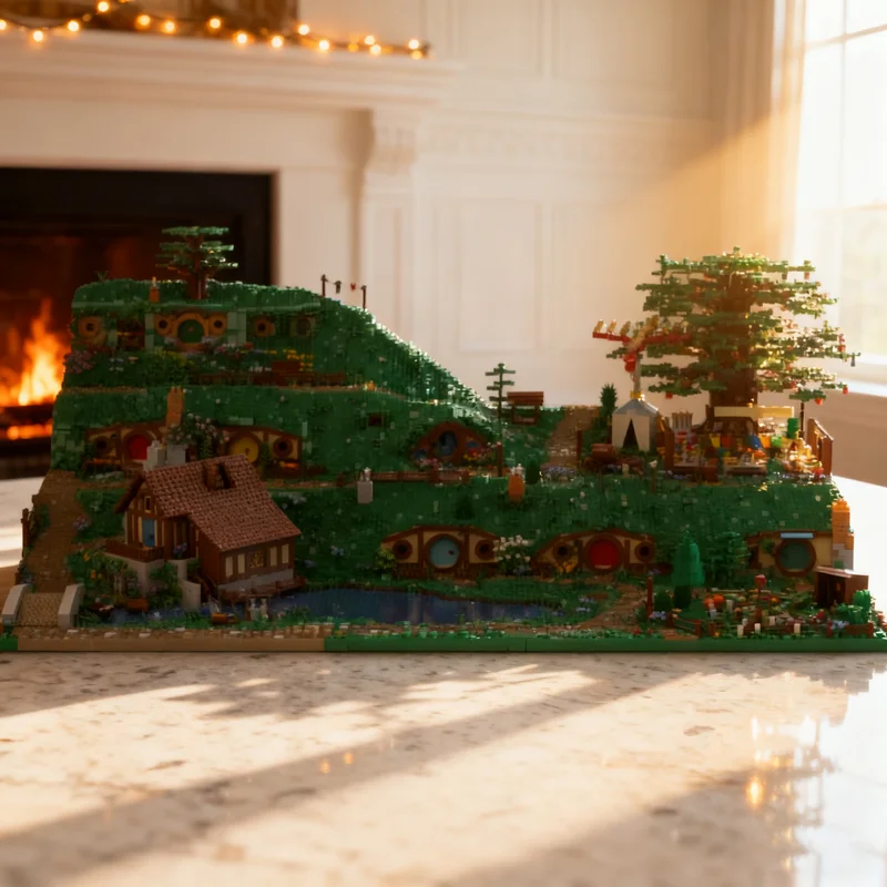 

22989 шт. MOC Hobbiton Bundle ВСЕ секции Хоббит и модель Строительные блоки Сборка DIY креативная игрушка Кирпич Рождественский подарок Дети