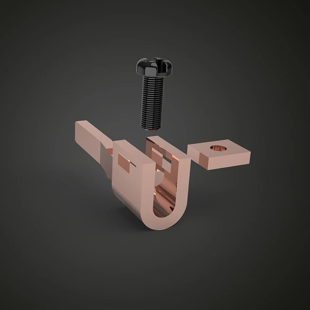 Viborg VI-06BC 오디오 등급 퓨어 레드 구리 IEC 인렛 소켓 플러그 잭