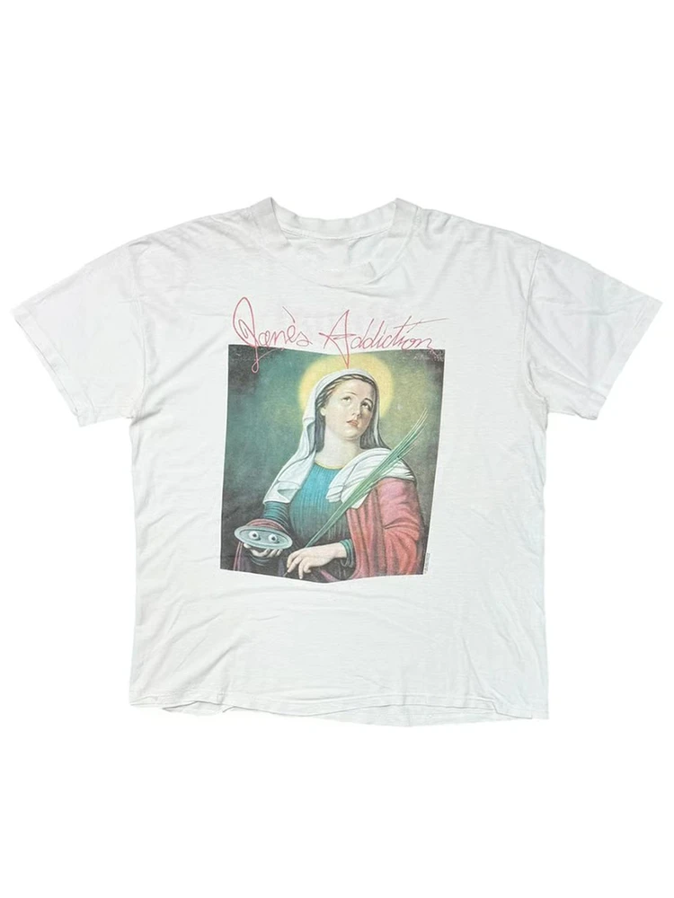 

Janes Addiction Hard Ro Band Men's ort Sve T-irt Pure Cotton Digital Print Breathable Comfortable Summer Faion