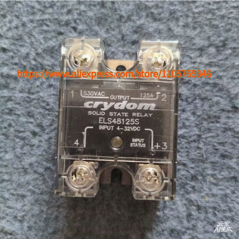 1pcs ELS4850S ELS4825S ELS4875S ELS4890S ELS48125S 100% Original crydom Solid State Relay 25A 50A 75A 90A 125A
