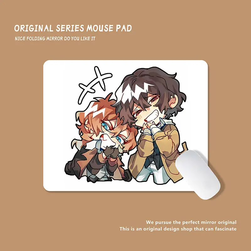 Anime Dazai Osamu Nakahara Chuuya Cute Mouse Pad Gaming Laptops Mousepad Gamer Carpet Keyboard Mat Desk Protector Mouse Pads