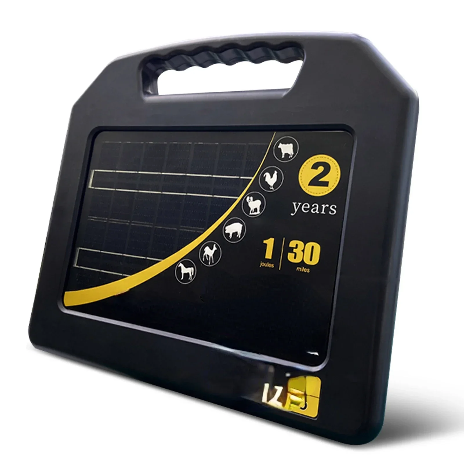 

Solar Electric Fence Energizer High Voltage Pulse Controller Shepherd Animal Horse Poultry Livestock Farm Fencing Tools