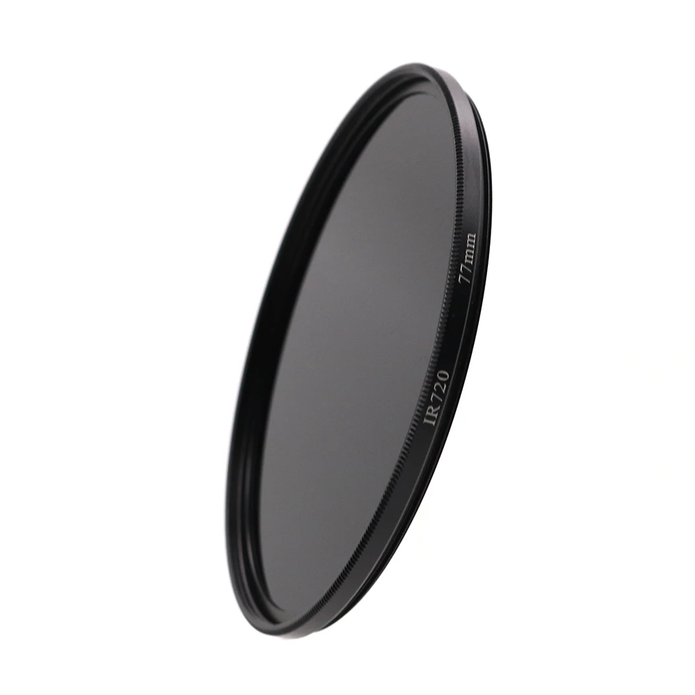 Filtr podczerwieni IR 720nm 760nm 850nm 950nm Filtr IR 46mm 49mm 52mm 58mm 62mm 67mm 72mm 77mm do obiektywu aparatu SLR DSLR — zdjęcie produktu 4