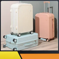 Valise Universelle à Roues Silays euses pour Étudiant, Boîte à Serrures d'Embarquement de Voyage, Grande Capacité, Robuste et Épaisse, 24 Pouces, 20