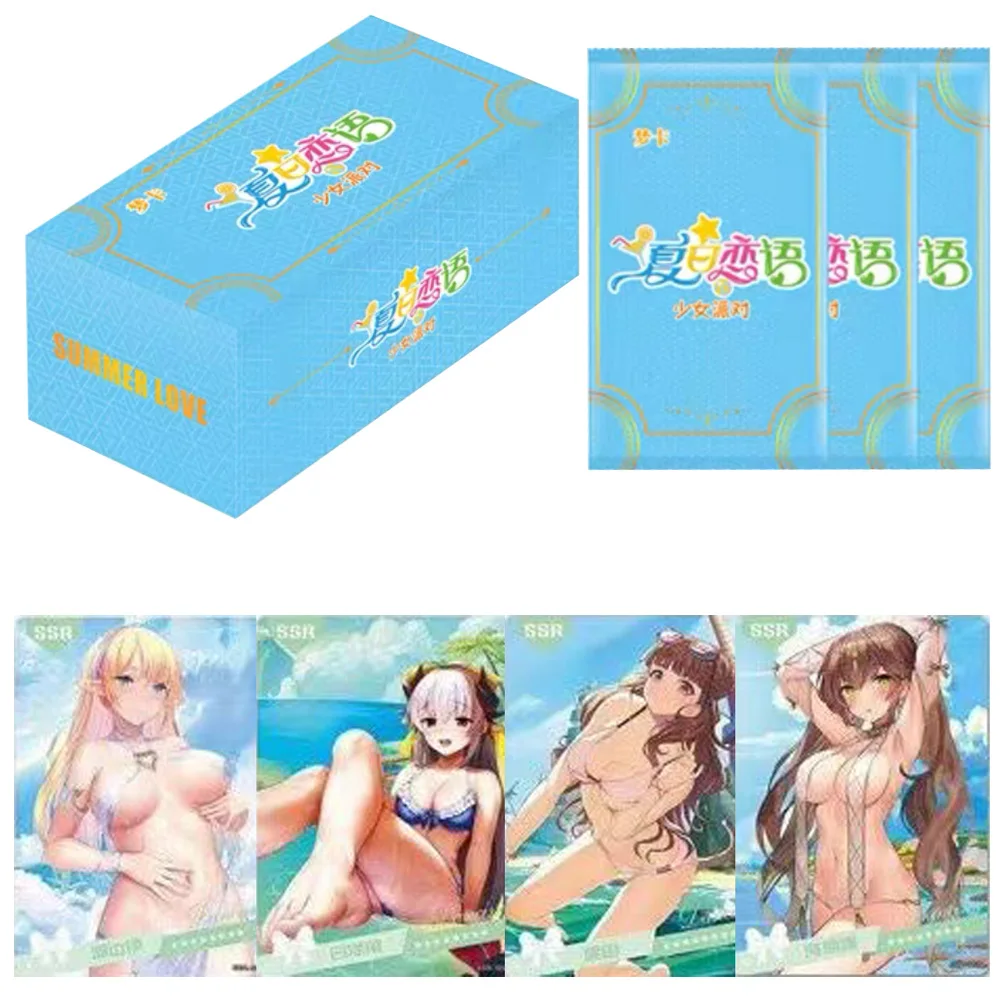 

Mengka series Goddess Story Card Anime Cute Girl Party Feast Doujin toy And goddess SSP SP Rare Person Collection Card