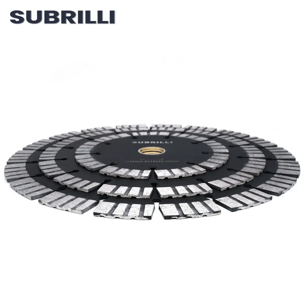SURBILLI 5 "/7"/9 "أسطوانة تقطيع الماس شفرة المنشار الجاف للجرانيت الرخام بلاط الخرسانة الخزف قاطع حاد لطاحونة الزاوية
