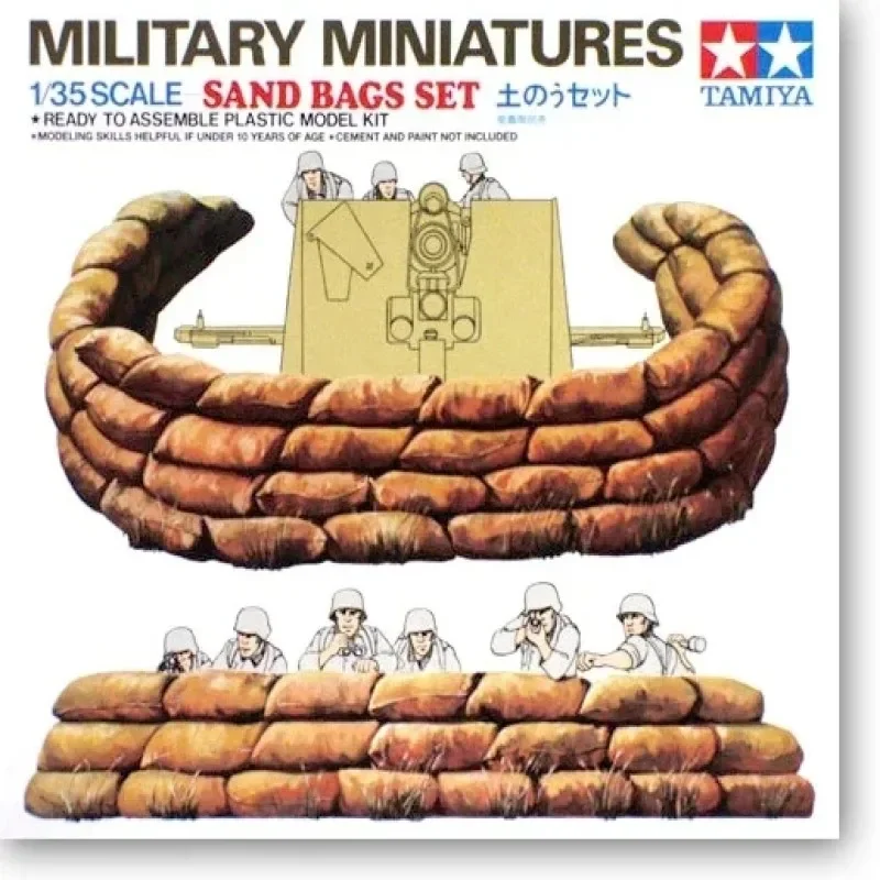 

tamiya 35025 1:35 Scale Tamiya Sand Bags Set Model Building Kit DIY Military Model Hobby Collection