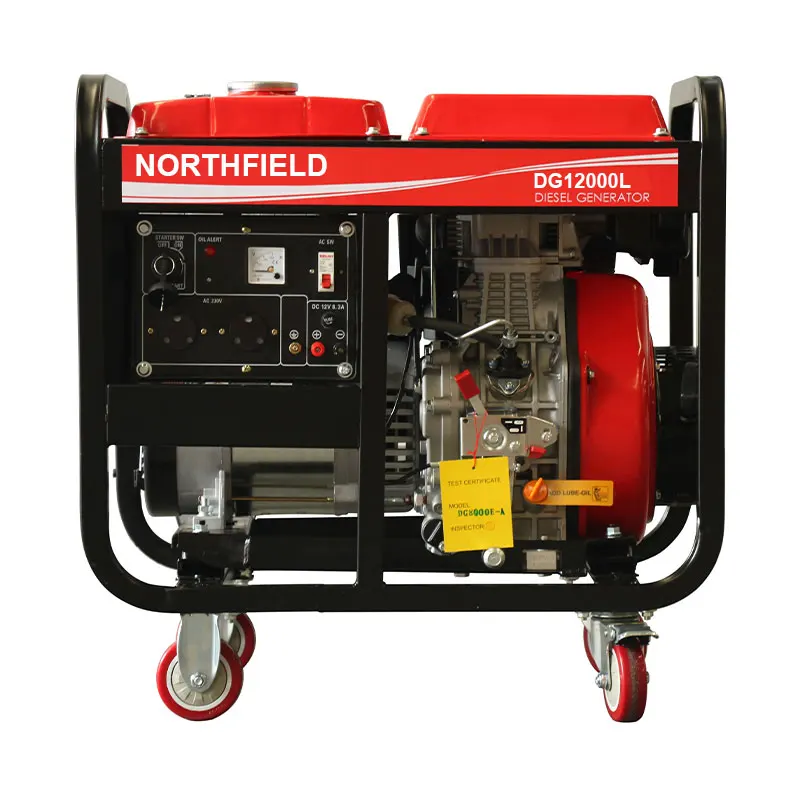 NORTHFIELD Factory Air Cooled Single Phase Portable Open Frame 8kw Diesel Generators Set