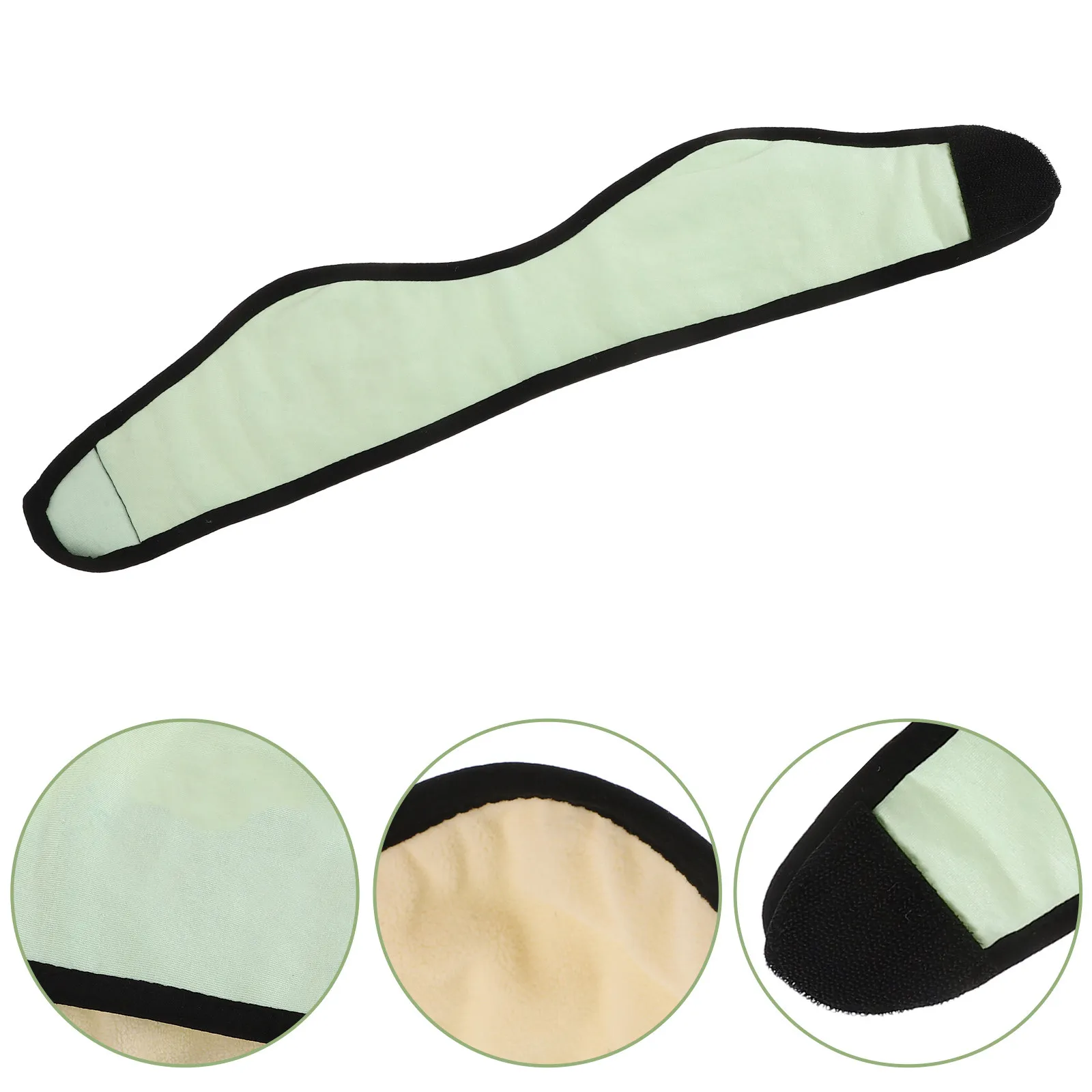 

Winter Outdoor Sports Snowboarding Windproof Soft Earmuff Unisex Women Headband Light Green Ear Covers Headband Winter Warm