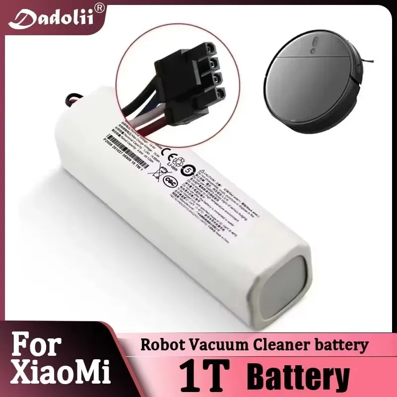 P2008-4S2P-MMBK Original For Dreame Robot Vacuum Mop Cleaner D9 F9 L10 L10 Pro 12800mAh Lithium-ion Battery Pack 4INR19/66-2