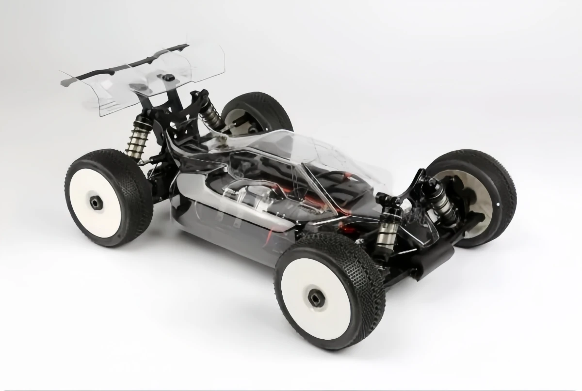 Clear Unpainted Lexan Body Shell With Rear Wing for HB Racing D817 Nitro Buggy E817 Electric 1/8 Off-Road Car Upgrade Parts
